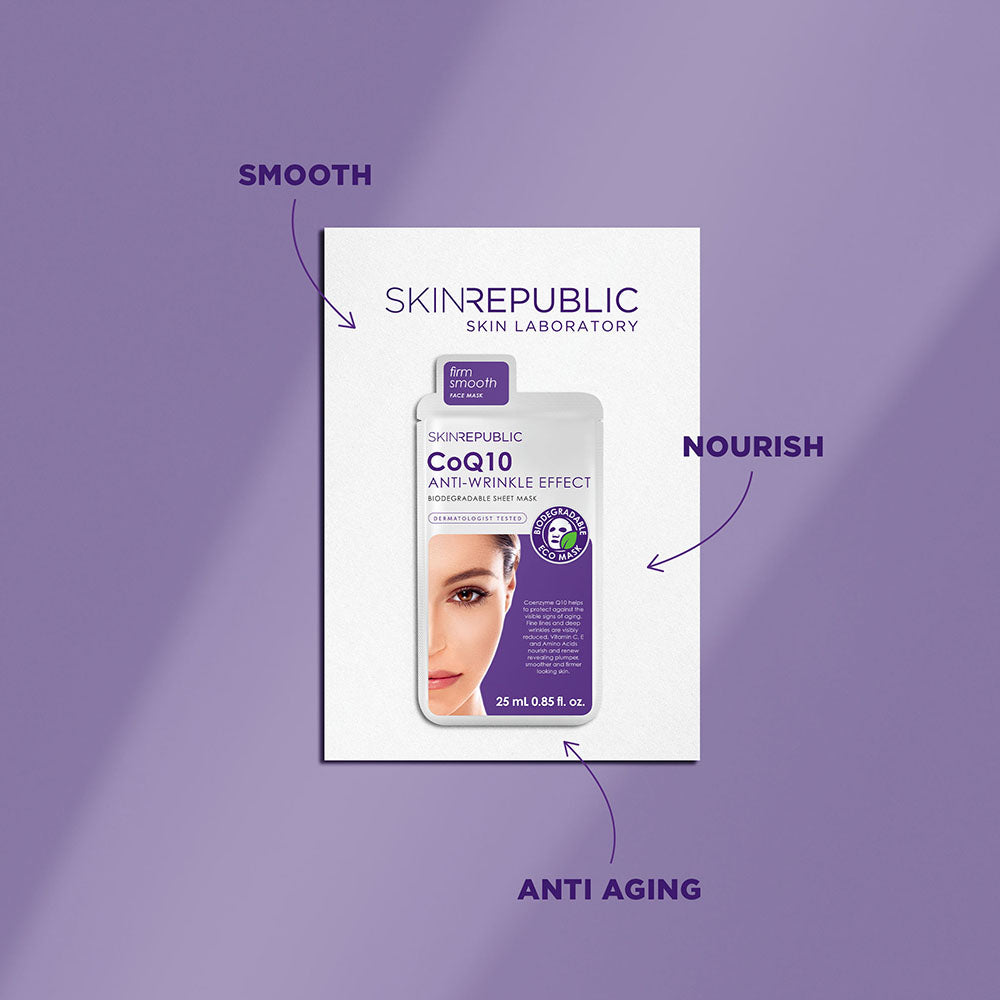 CoQ10 Anti-Wrinkle Effect Face Mask Sheet