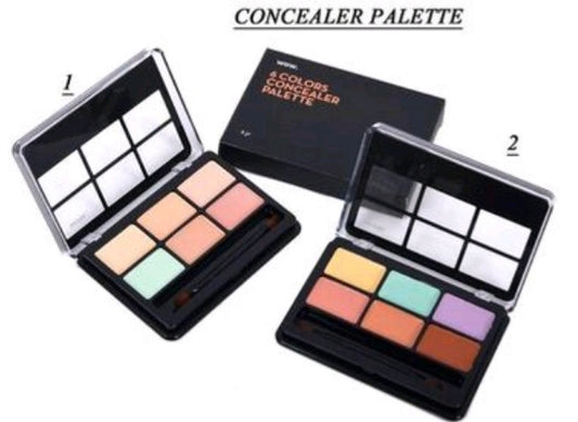 Colour correcting concealer palettes