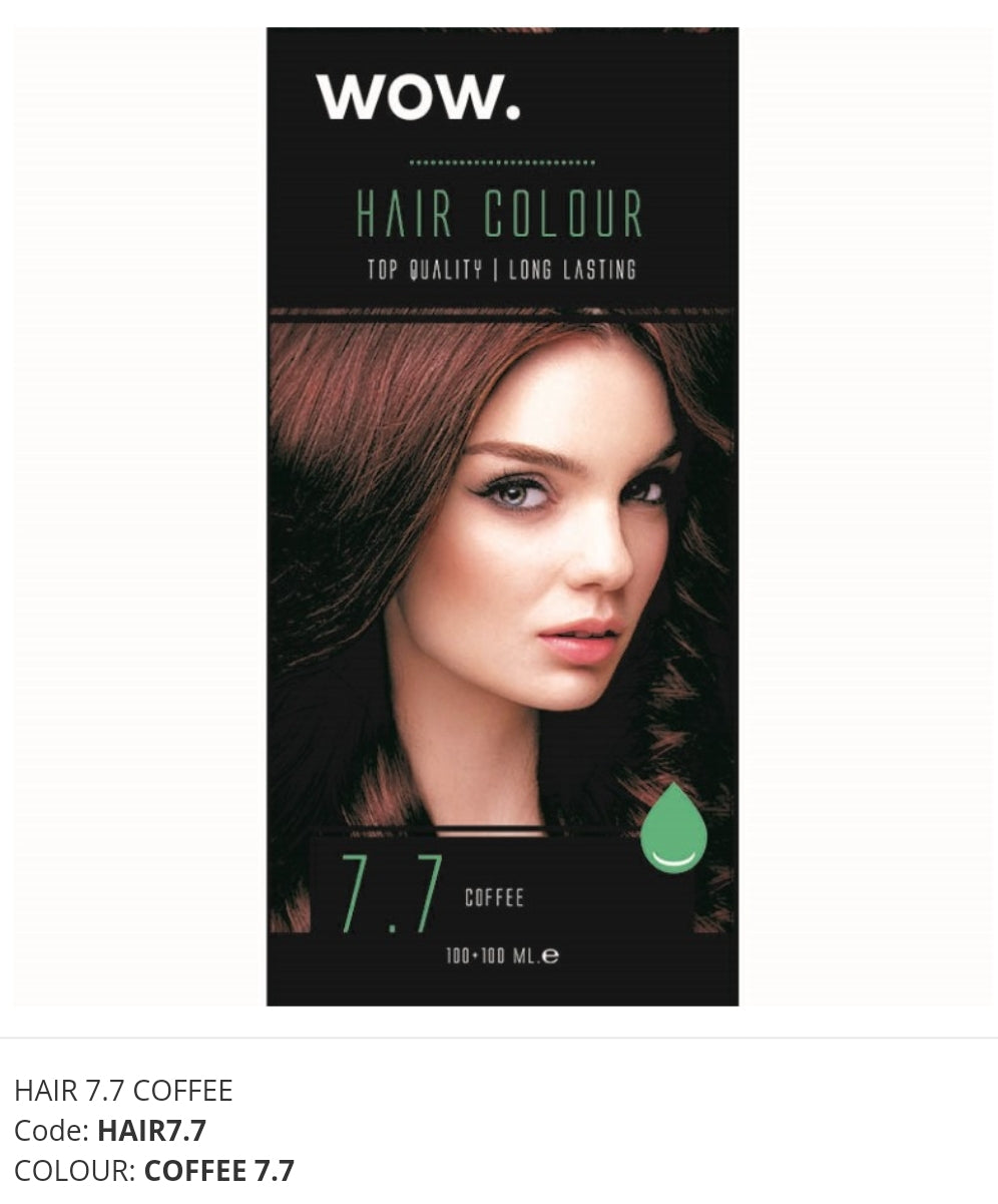 Wow Hair Colour 7.7 Coffee