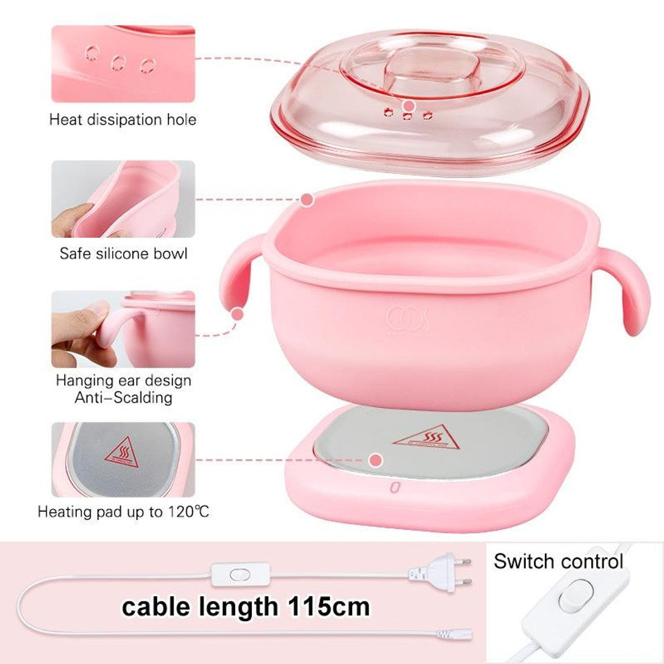 Collapsible wax pot