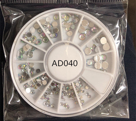 Wheel art rhinestones various sizes