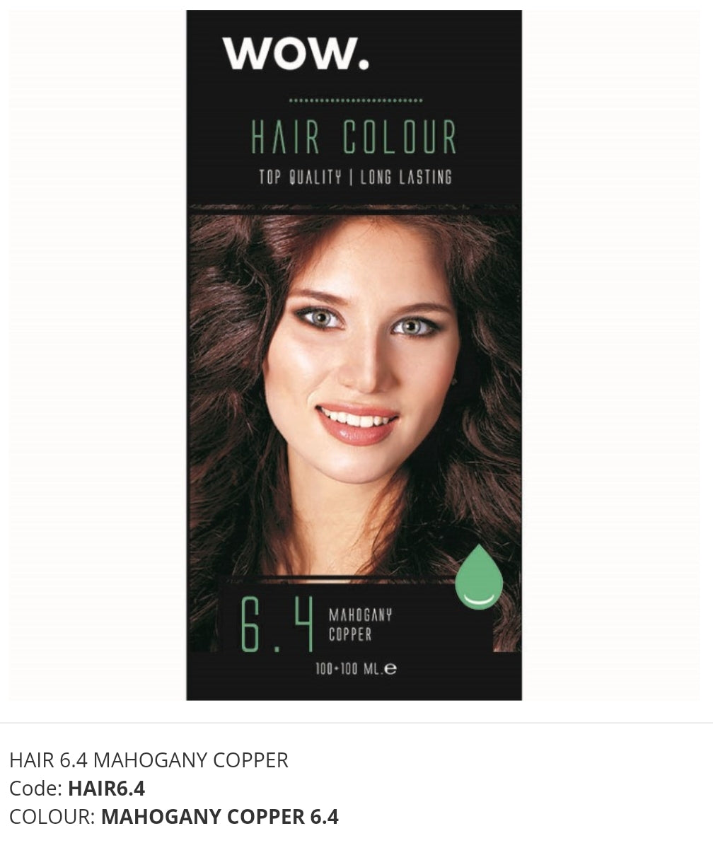 Wow Hair Colour 6.4 Mahogany Copper