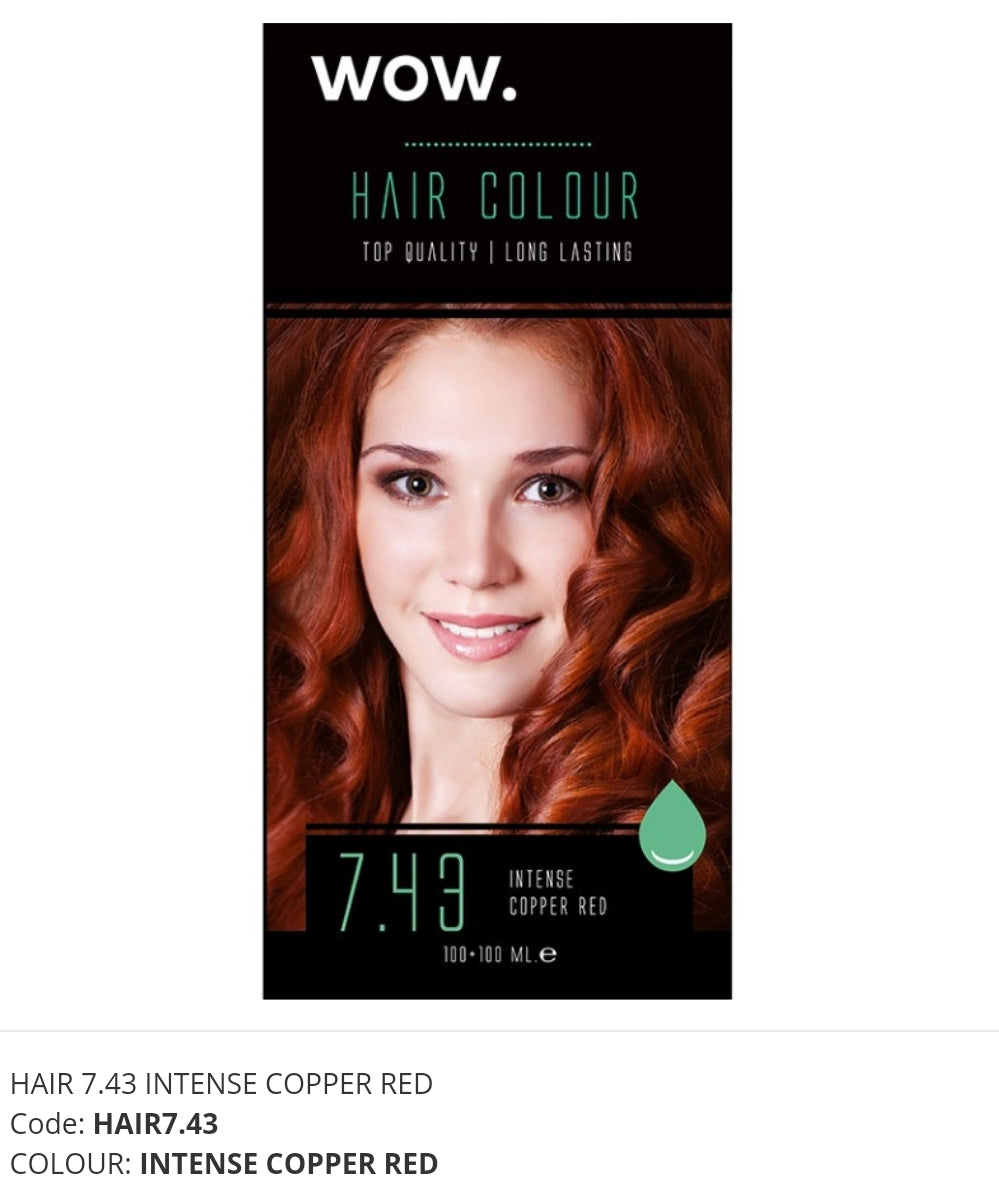 Wow Hair Colour 7.43