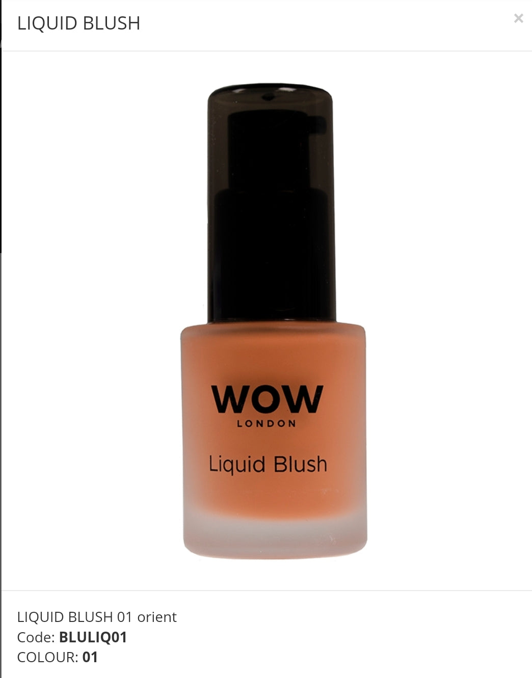 Wow Liquid Blush